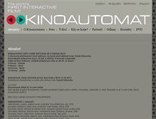 Tablet Screenshot of kinoautomat.cz